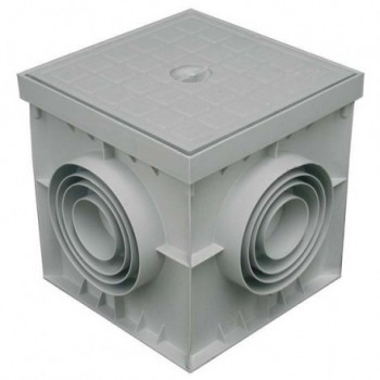 POZZETTO PVC  40X40 GRIGIO...