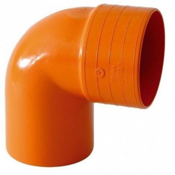 CURVA PVC CHIUSA ARANCIO...